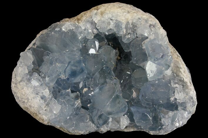 Sky Blue Celestine (Celestite) Crystal Cluster - Madagascar #139430